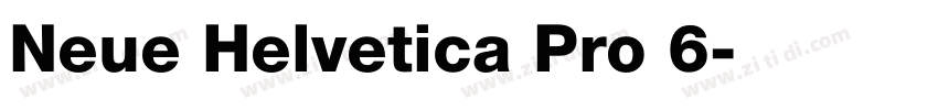 Neue Helvetica Pro 6字体转换